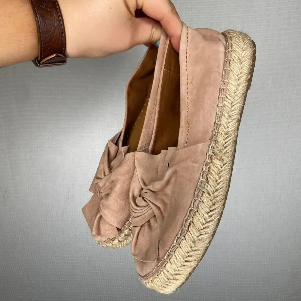 Crown Vintage | Light Pink Espadrille Loafer Shoe‎ 6.5